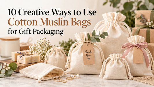 10 Creative Ways to Use Cotton Muslin Bags for Gift Packaging