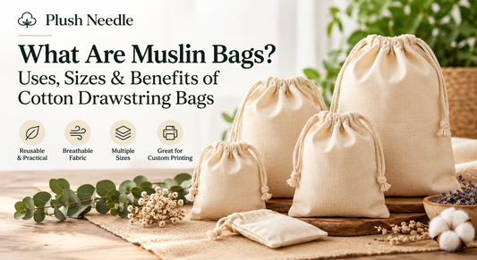 What Are Muslin Bags? Uses, Sizes & Benefits of Cotton Drawstring Bags