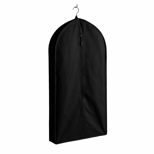 Black Cotton Garment Storage Bags – Breathable Reusable Clothing Covers